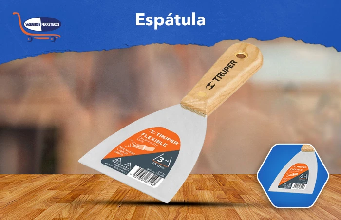 Espátula para albañiles